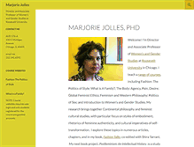 Tablet Screenshot of marjoriejolles.org